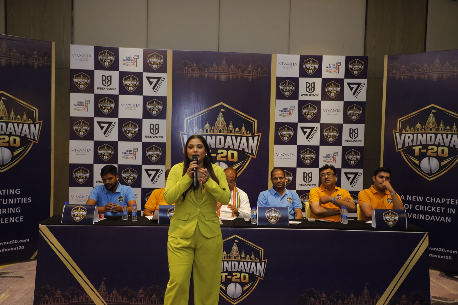 Vrindavan T-20 Media Conference 4