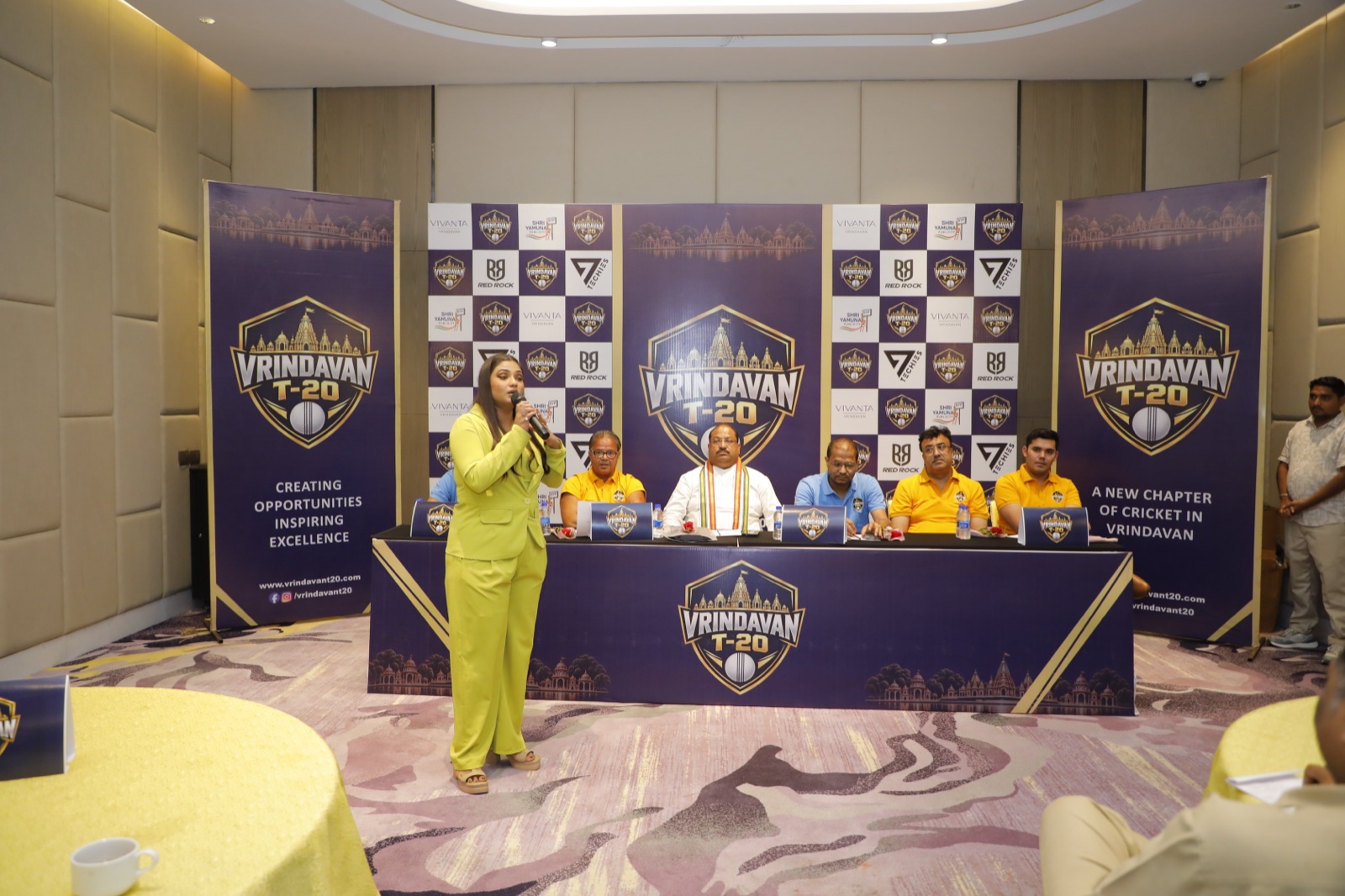 Vrindavan T-20 Media Conference 7
